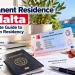 Permanent residence and long-term residency in Malta guide for non-EU residents