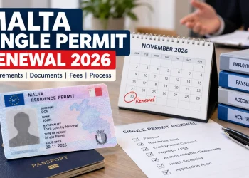 Malta Single Permit renewal 2026 requirements, documents, fees and process